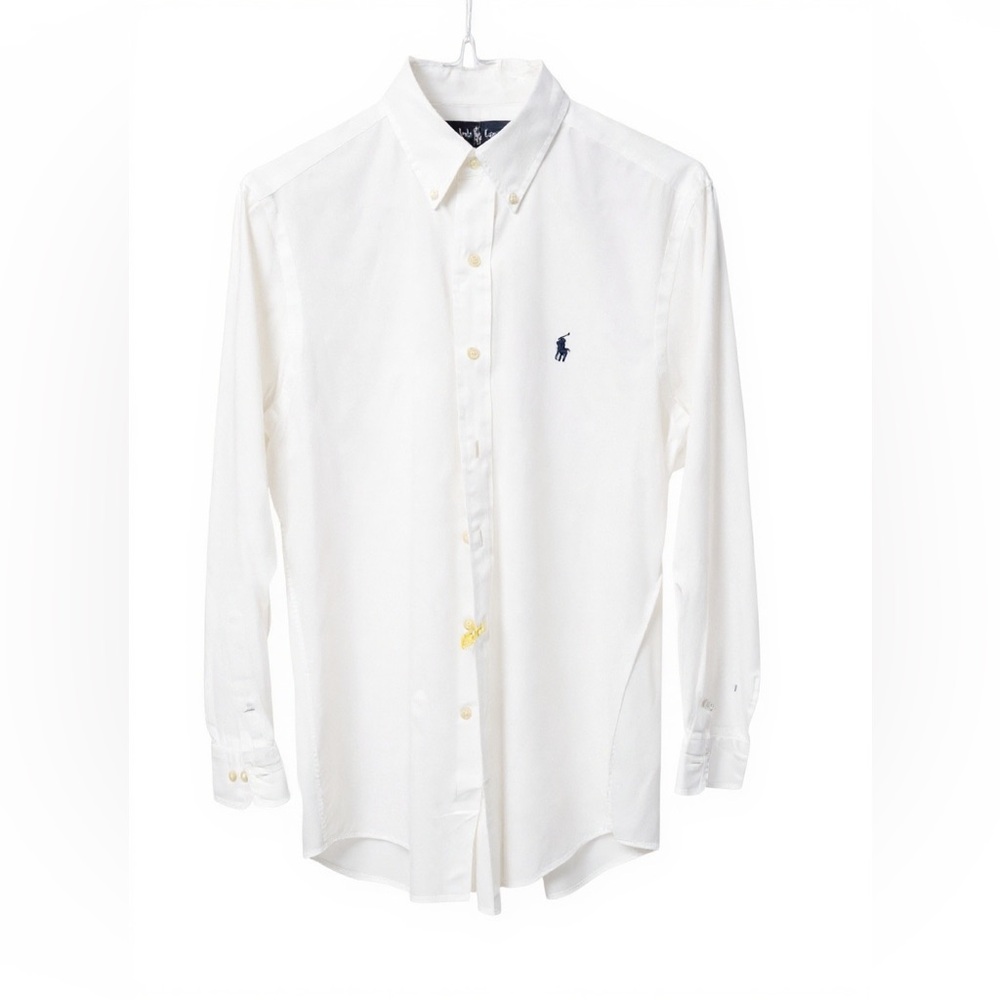 Ralph Lauren Vintage Classic Fit White 100% Cotton Shirt. 15.5x22/23
